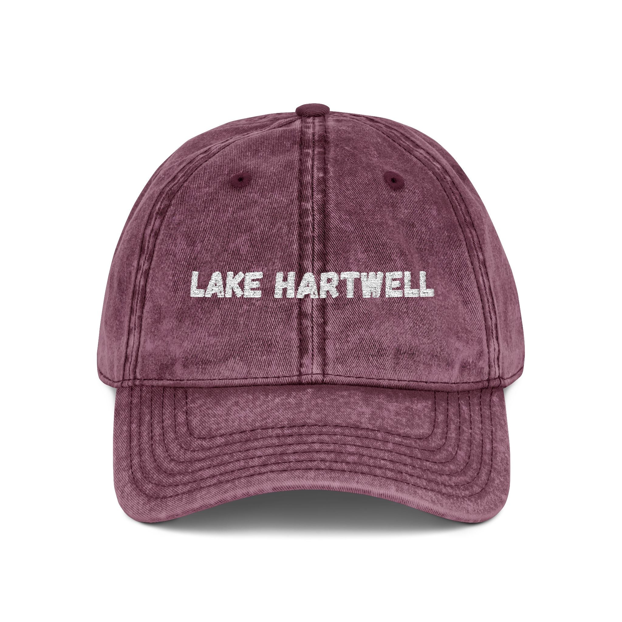 Lake Hartwell Embroidered Hat, Vintage Cap, Casual Summer Accessory, Gift for Outdoor Lovers, Lake Trip Gear