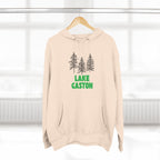 Lake Gaston Fleece Hoodie, Cozy Sweatshirt, Outdoor Adventure Wear, Unique Gift for Lake Lovers, Perfect for Fall and Winter