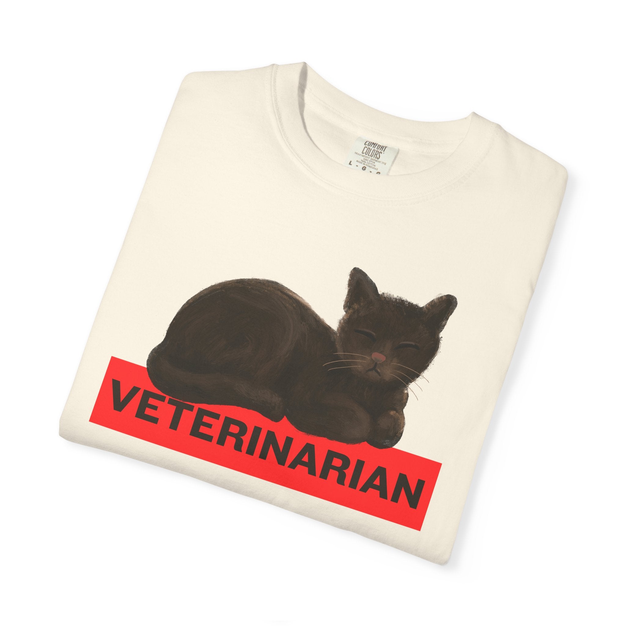 Veterinarian Cat T-Shirt, Funny Animal Lover Tee, Pet Owner Gift, Cute Vet Shirt, Unique Veterinary Apparel, Animal Rescue Shirt