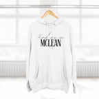 McLean Stylish Three-Panel Fleece Hoodie for Everyday Comfort, Personalized Gift, Casual Wear, Unisex Hoodie, Cozy Fashion
