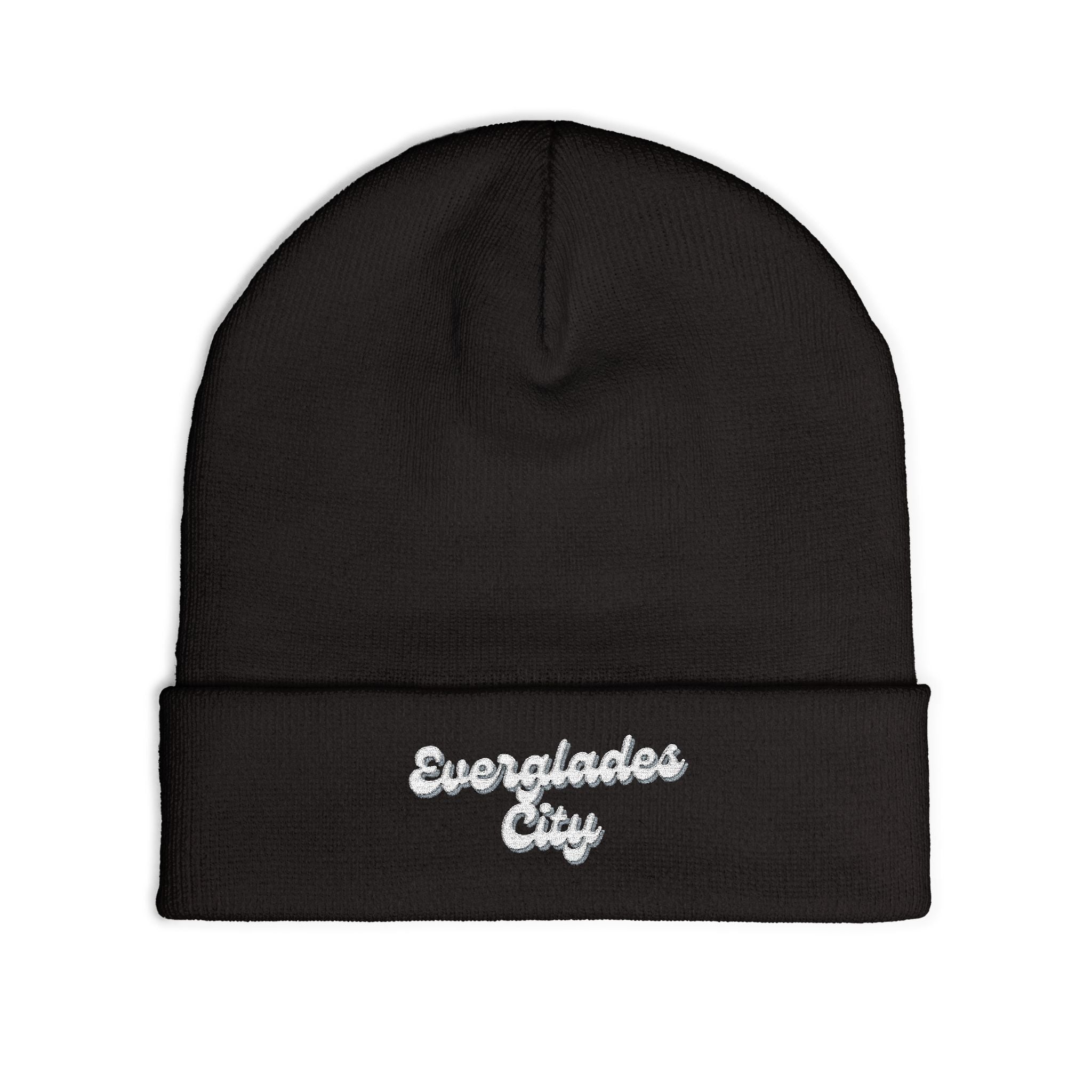 Everglades City Cozy Embroidered Knit Beanie | Winter Hat, Casual Fashion Accessory, Gift for Him/Her, Cozy Style, Outdoor Wear