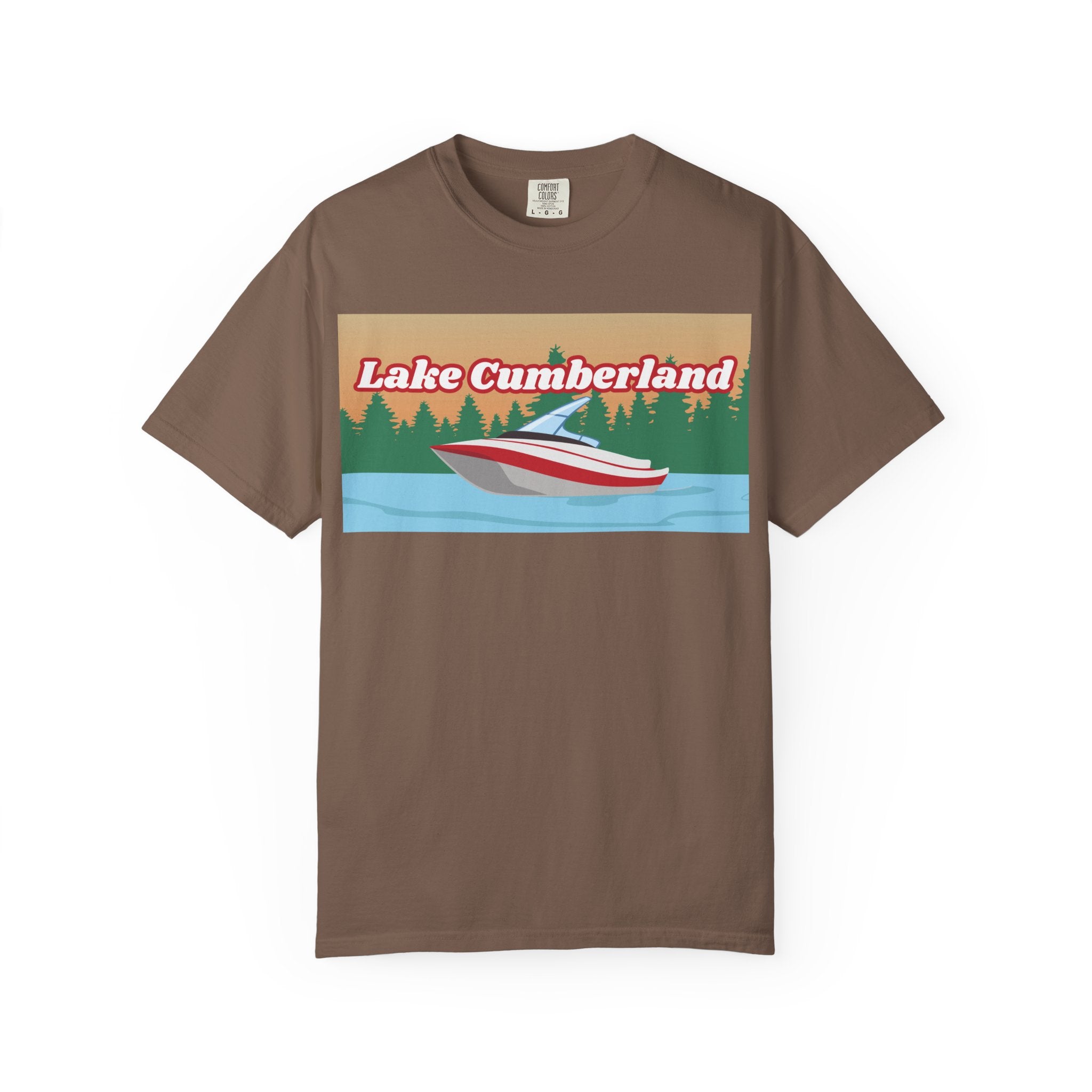 Lake Cumberland Relaxed Unisex T-Shirt, Summer Vibes Tee, Outdoor Adventure Shirt, Lake Life Apparel, Gift for Nature Lovers, Vacation Wear