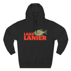 Lake Lanier Fleece Hoodie, Cozy Fishing Sweatshirt, Outdoor Adventure Wear, Unique Gift for Lake Lovers, Perfect for Fall and Winter