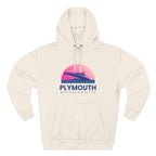 Plymouth Vibes Hoodie with Design, Perfect for Autumn Lovers, Comfortable and Stylish, Great Gift for Vacations