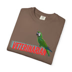 Veterinarian T-Shirt - Cute Parrot Graphic Tee for Animal Lovers, Gifts for Vet Students, Pet Owners, Animal Day Celebration