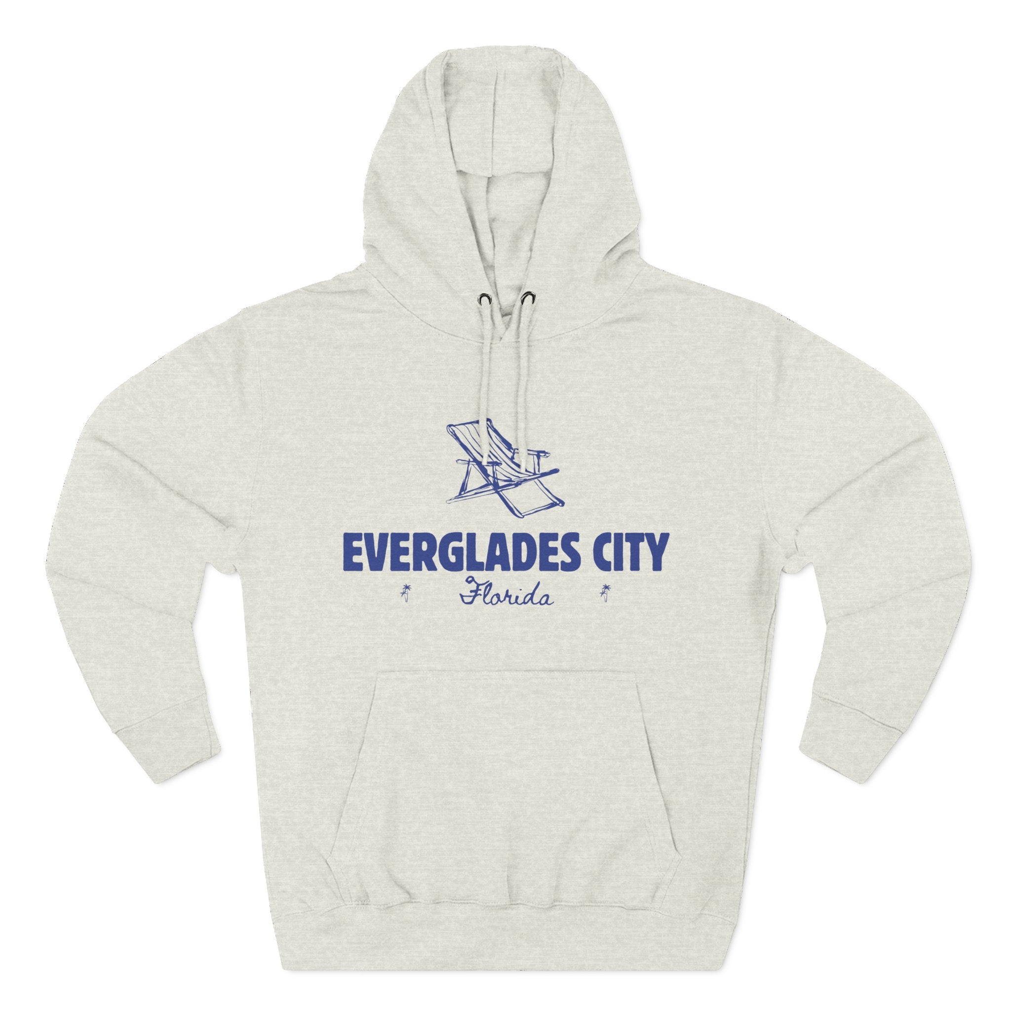 Everglades City Inspired Fleece Hoodie, Casual Wear, Relaxation, Gift for Autumn Lovers, Travel Essential