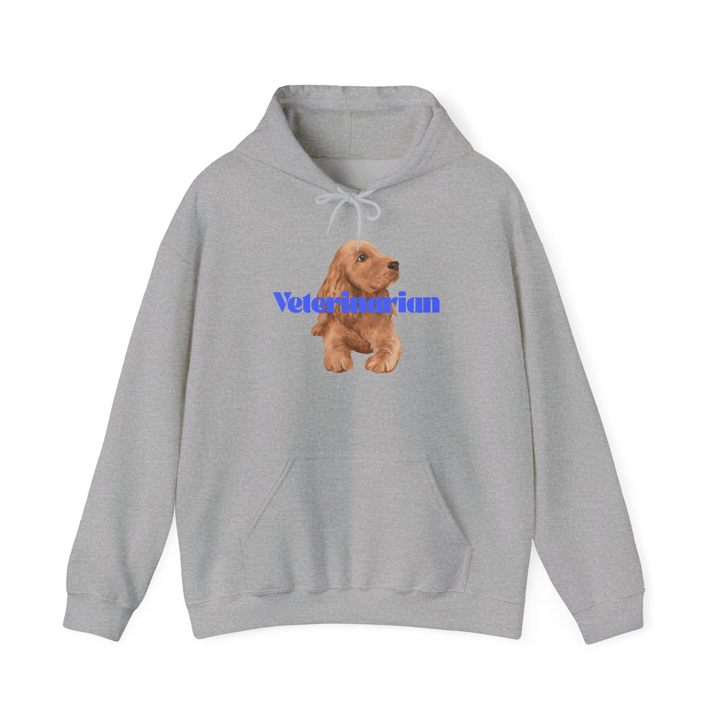 Veterinarian Dog Lover Hoodie, Pet Owner Gift, Animal Lover Sweatshirt, Cute Animal Appreciation, Cozy Unisex Pullover