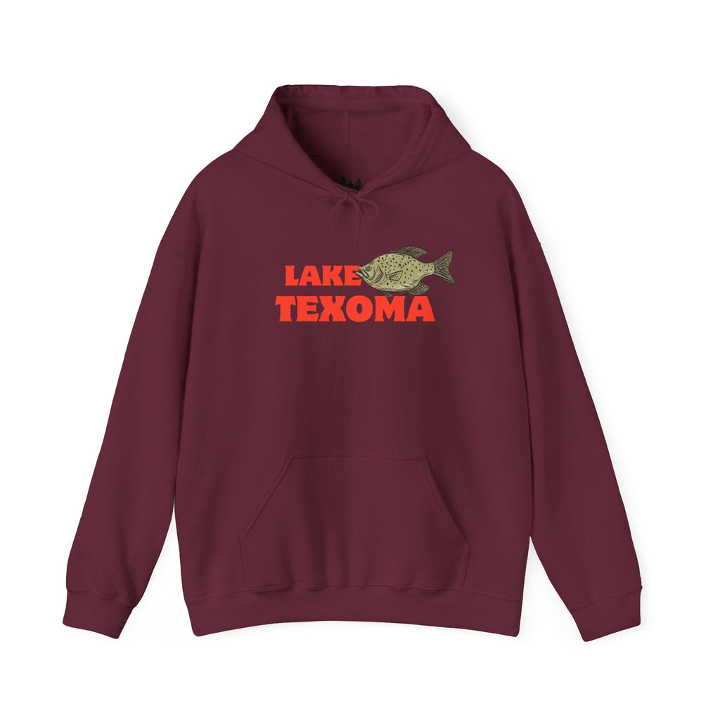 Lake Texoma Fishing Hoodie, Unisex Comfortable Sweatshirt, Relaxed Fit for Outdoor Enthusiasts, Gift for Fishermen, Casual Lake Apparel