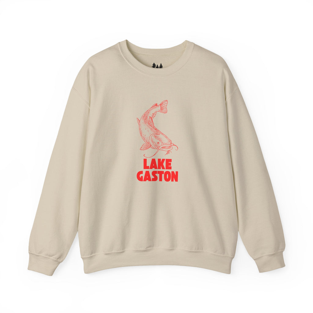 Lake Gaston Fishing Sweatshirt, Cozy Crewneck, Perfect for Outdoorsy Lovers, Casual Wear, Gift for Nature Enthusiasts, Lake Life Apparel