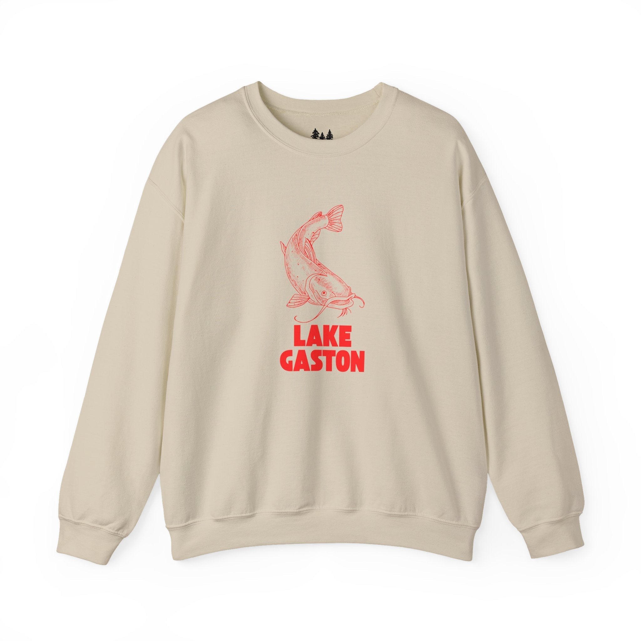 Lake Gaston Fishing Sweatshirt, Cozy Crewneck, Perfect for Outdoorsy Lovers, Casual Wear, Gift for Nature Enthusiasts, Lake Life Apparel