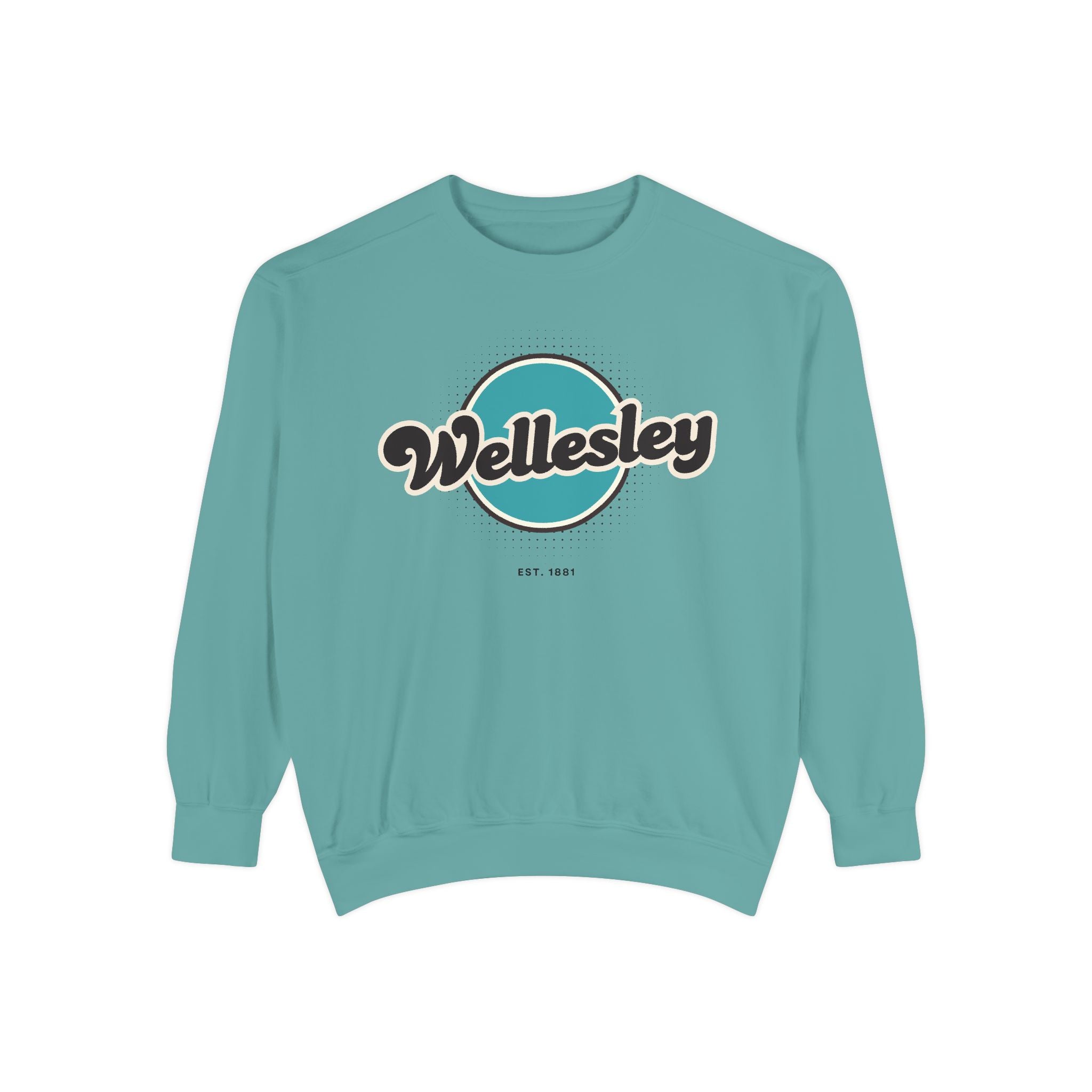 Wellesley Vintage Sweatshirt, Cozy Unisex Pullover, Retro Style, Perfect for Casual Outfits, Gift for Him or Her