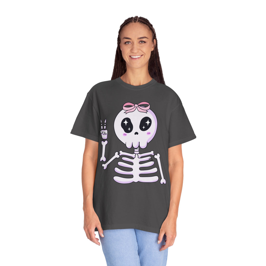 Halloween Unisex T-shirt, Spooky Skeleton Tee, Cute Halloween Shirt, Halloween Costume, Halloween Party Top