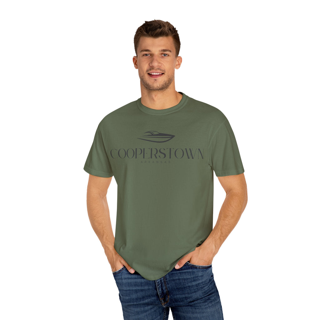 Cooperstown Chill Vibes Tee - Unisex Garment-Dyed T-shirt for Autumn Lovers, Casual Wear, Gifts for Him/Her