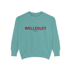 Wellesley Unisex Garment-Dyed Sweatshirt | Cozy Fashion, Perfect for Casual Outings, Gifts, Fall & Winter Style, Everyday Comfort
