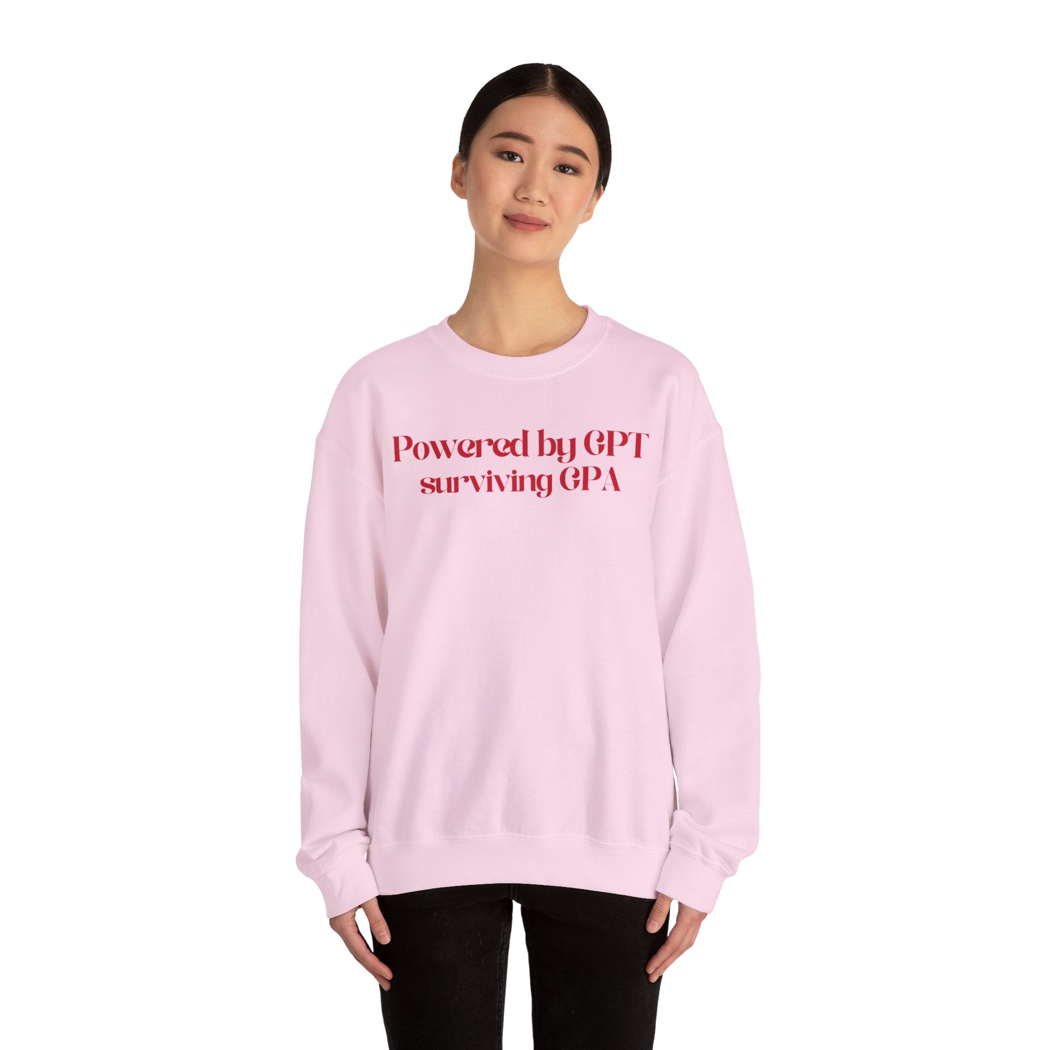 Surviving GPA Sweatshirt - Unisex Casual Crewneck, Gift for Tech Enthusiasts, College Students, Relaxed Fit for Everyday Wear