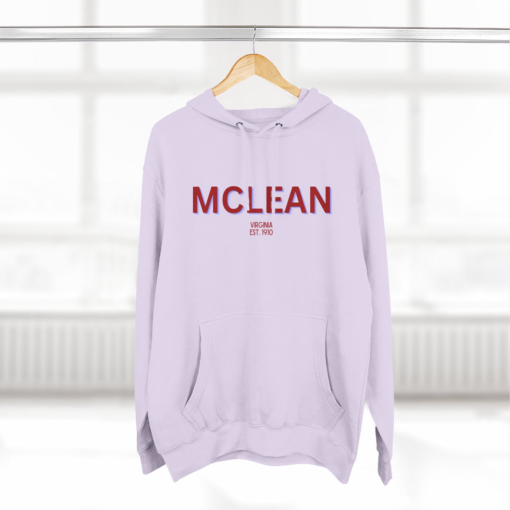McLean Fleece Hoodie, Casual Sweatshirt, Cozy Layering Piece, Perfect Gift for All Occasions, Stylish Streetwear