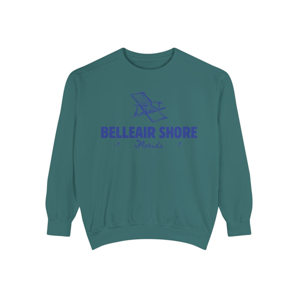 Belleair Shore Unisex Sweatshirt, Cozy Beach Vibes, Perfect Summer Gift, Florida Apparel, Relaxed Style for All