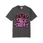 Halloween Trick or Treat T-Shirt, Unisex Halloween Tee, Spooky Autumn Shirt, Fun Costume Top, Trick or Treat Apparel