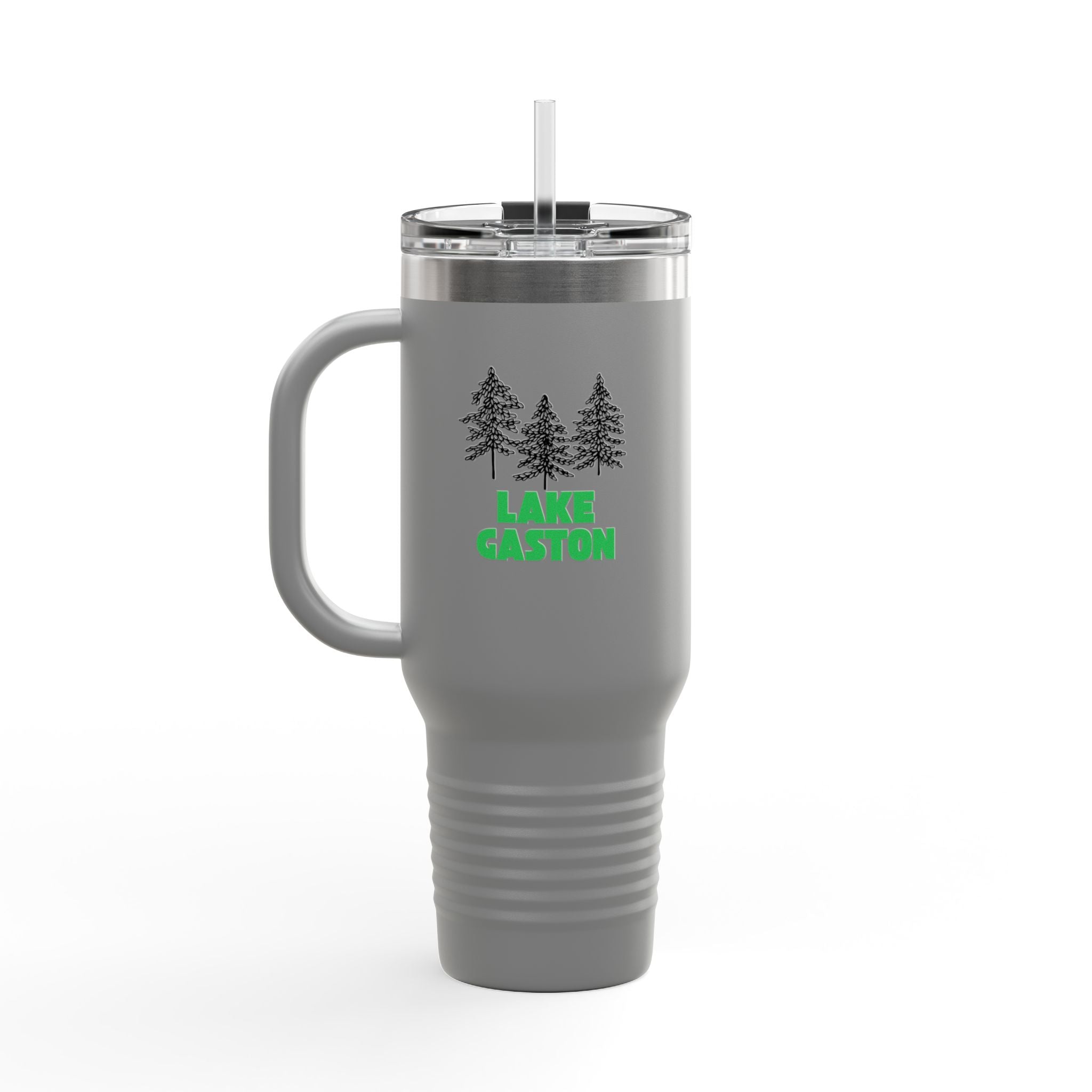 Lake Gaston Insulated Travel Mug, 40oz - Perfect for Camping, Road Trips, Gifts, Outdoor Adventures, Summer Fun