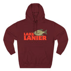Lake Lanier Fleece Hoodie, Cozy Fishing Sweatshirt, Outdoor Adventure Wear, Unique Gift for Lake Lovers, Perfect for Fall and Winter
