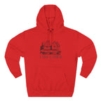 Cozy Lake Lanier Fleece Hoodie - Perfect for Relaxing, Outdoor Adventures, Gifts for Nature Lovers, Fall and Winter Apparel