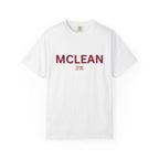 McLean Garment-Dyed Unisex T-Shirt, Casual Tee, Vintage Style Shirt, Everyday Wear, Birthday Gift, Unique Apparel
