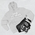 Proud Veteran Hoodie, Fleece Sweatshirt, Military Appreciation Gift, Casual Wear, Comfortable Outerwear