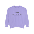 Plymouth Chill Vibes Sweatshirt - Unisex Garment-Dyed Style, Perfect for Lounging