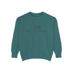 Plymouth Chill Vibes Sweatshirt - Unisex Garment-Dyed Style, Perfect for Lounging