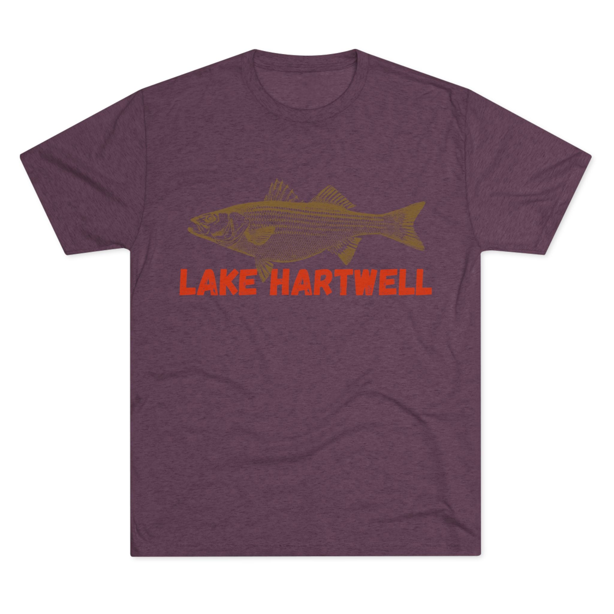 Lake Hartwell Fishing Tee, Unisex Crew Neck Shirt, Summer Lake Apparel, Gift for Fishermen, Outdoor Adventure T-Shirt, Lake House Style