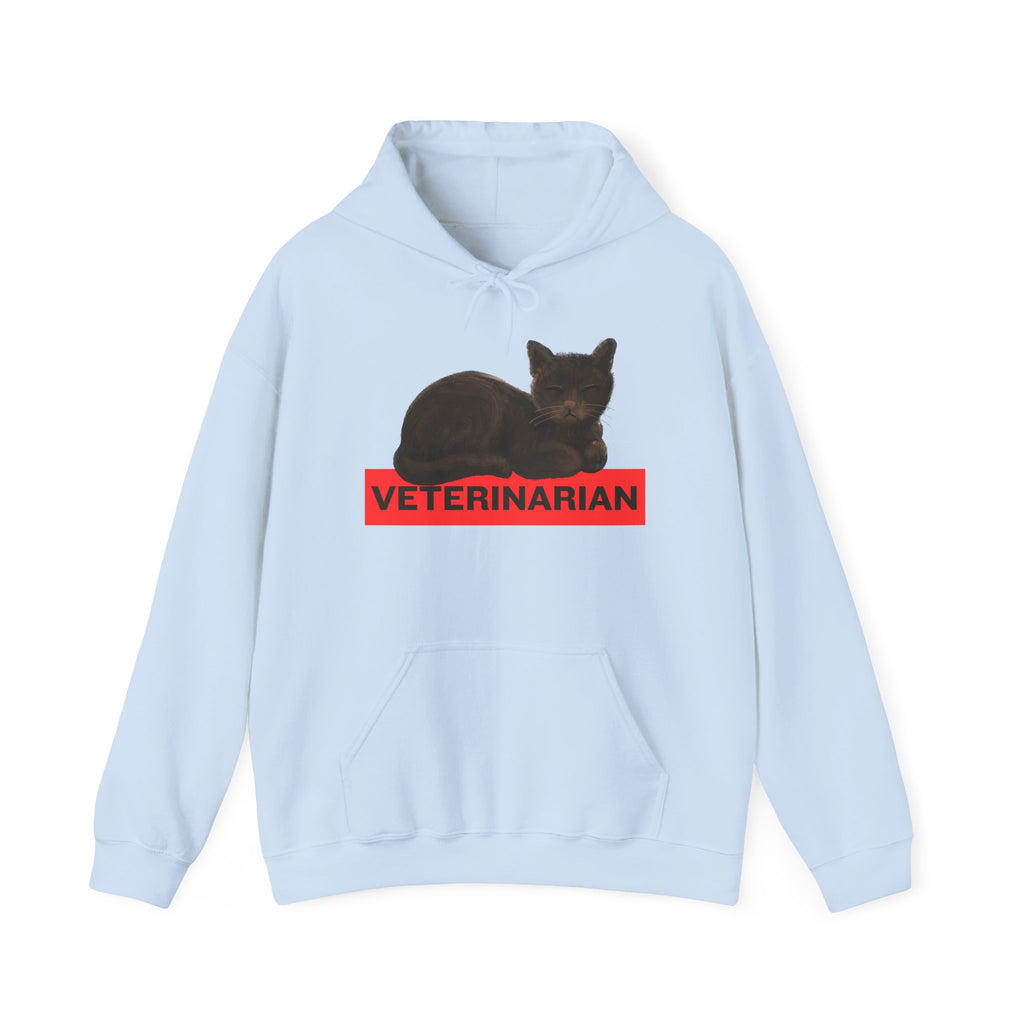 Veterinarian Cat Hoodie for Animal Lovers, Unisex Sweatshirt, Gifts for Vet Students, Pet Owners, Animal Enthusiasts, Cozy Gift Idea