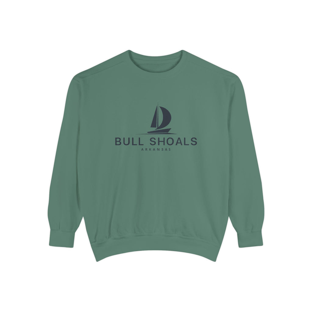 Bull Shoals Vibes Unisex Sweatshirt | Garment-Dyed Comfort, Perfect for Casual Outings, Travel, Gifts, Autumn Days