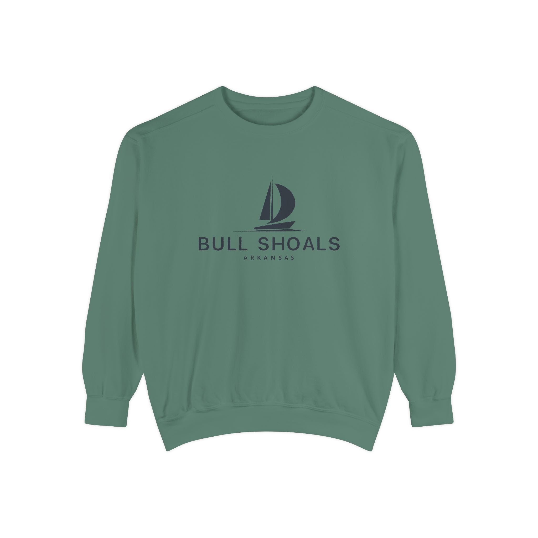 Bull Shoals Vibes Unisex Sweatshirt | Garment-Dyed Comfort, Perfect for Casual Outings, Travel, Gifts, Autumn Days