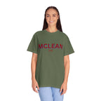 McLean Garment-Dyed Unisex T-Shirt, Casual Tee, Vintage Style Shirt, Everyday Wear, Birthday Gift, Unique Apparel