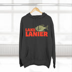 Lake Lanier Fleece Hoodie, Cozy Fishing Sweatshirt, Outdoor Adventure Wear, Unique Gift for Lake Lovers, Perfect for Fall and Winter
