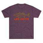Lake Gaston Fishing Tee, Unisex Crew Neck Shirt, Summer Lake Apparel, Gift for Fishermen, Outdoor Adventure T-Shirt, Lake House Style