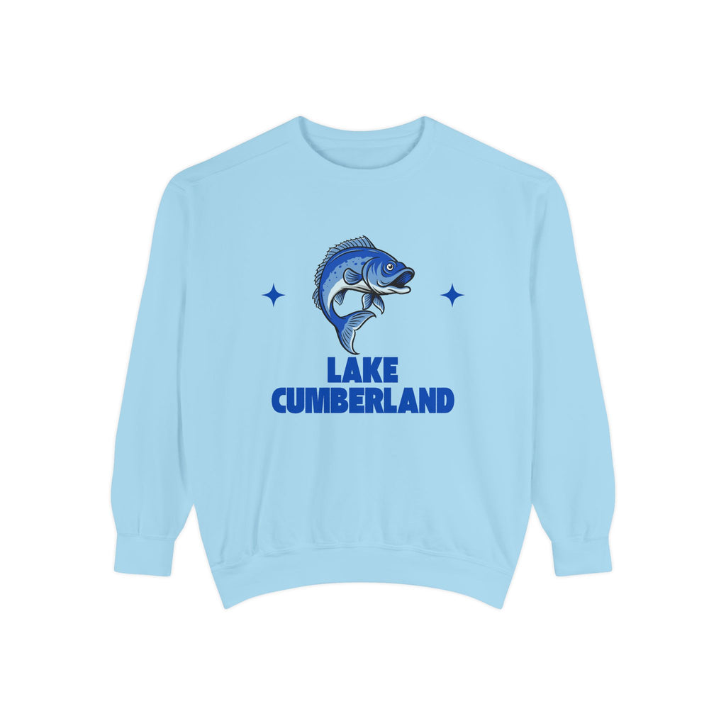 Lake Cumberland Fish Design Unisex Sweatshirt | Cozy Fishing Apparel, Casual Wear, Gift for Anglers, Lake Day Outfit, Nature Lovers Sweatshirt