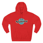 Wellesley Retro Vibe Hoodie for Casual Days, Streetwear, Unisex Gift, Cozy Layering Apparel
