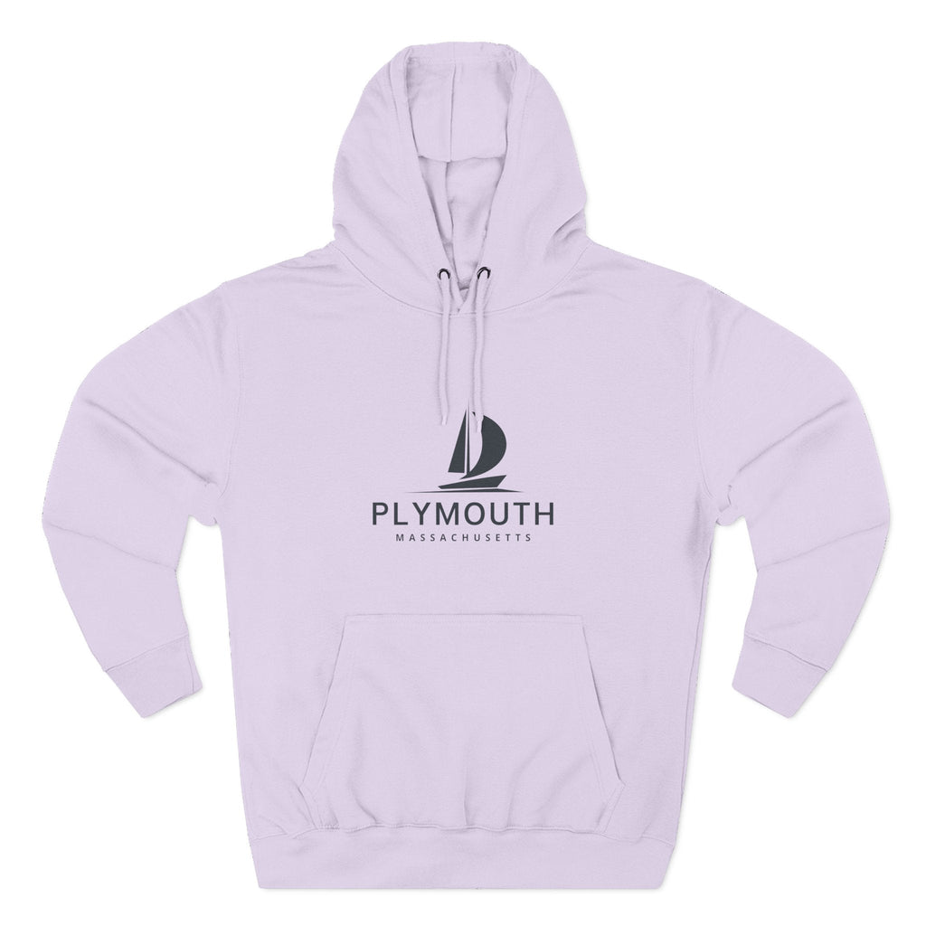 Plymouth Inspired Fleece Hoodie, Casual Wear, Relaxation, Gift for Autumn Lovers, Travel Essential