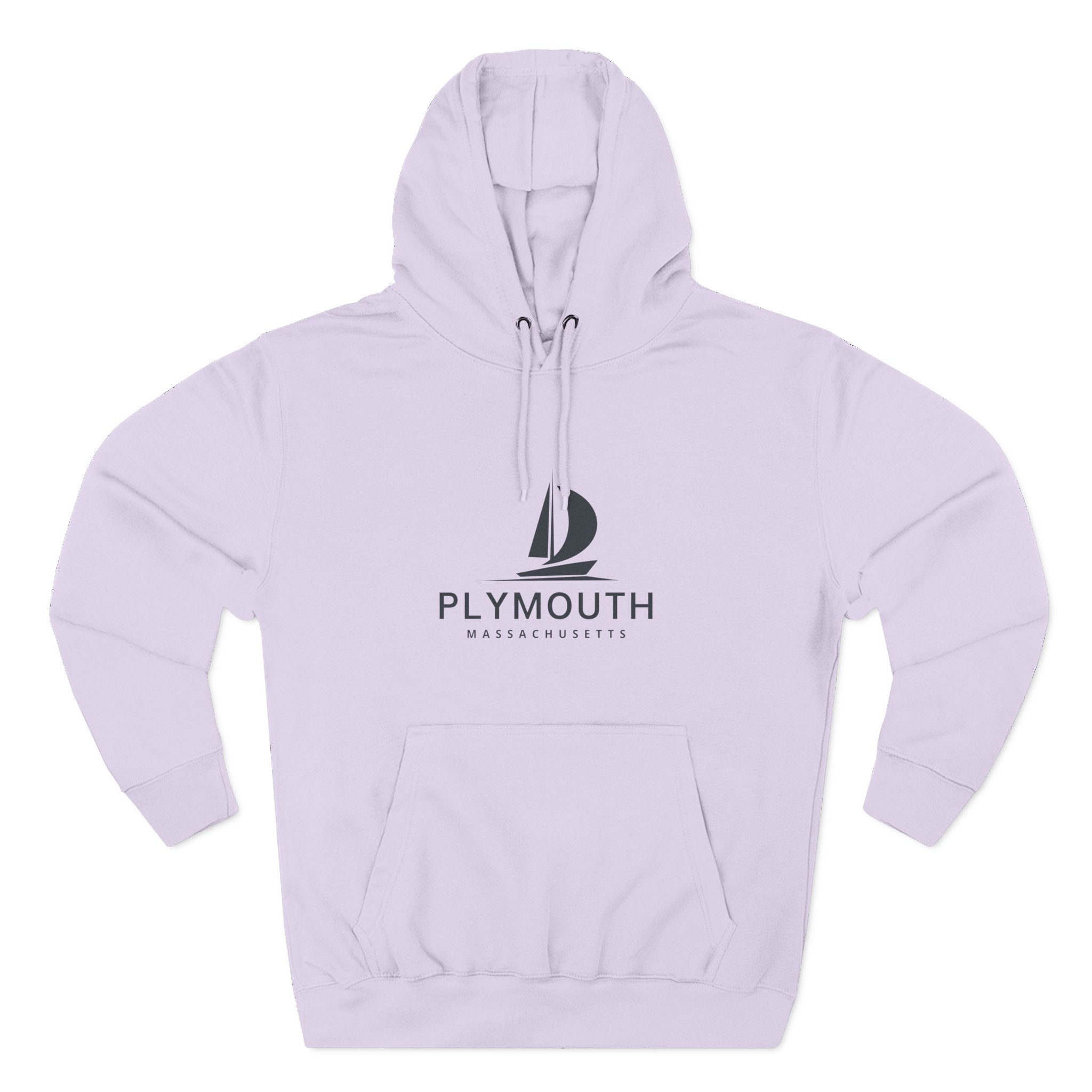 Plymouth Inspired Fleece Hoodie, Casual Wear, Relaxation, Gift for Autumn Lovers, Travel Essential