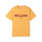 McLean Garment-Dyed Unisex T-Shirt, Casual Tee, Vintage Style Shirt, Everyday Wear, Birthday Gift, Unique Apparel