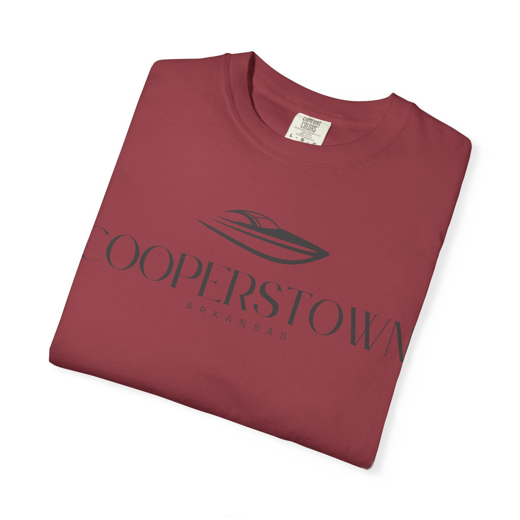 Cooperstown Chill Vibes Tee - Unisex Garment-Dyed T-shirt for Autumn Lovers, Casual Wear, Gifts for Him/Her
