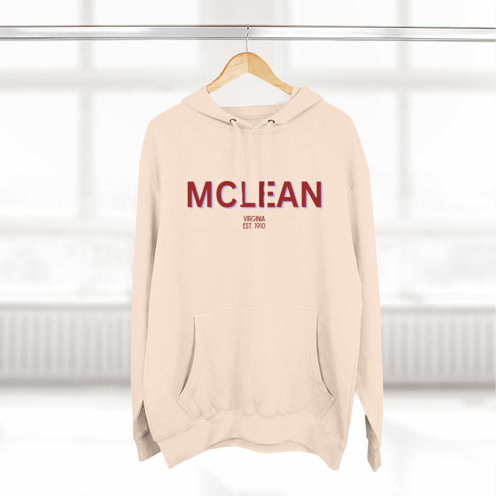 McLean Fleece Hoodie, Casual Sweatshirt, Cozy Layering Piece, Perfect Gift for All Occasions, Stylish Streetwear