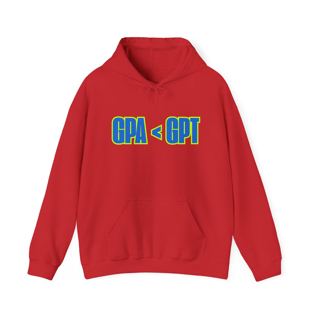 4.0 GPA < GPT 5.0 - Trendy GPA < GPT Sweatshirt for Students, Gift for College, Casual Wear, Study Sessions, Graduation