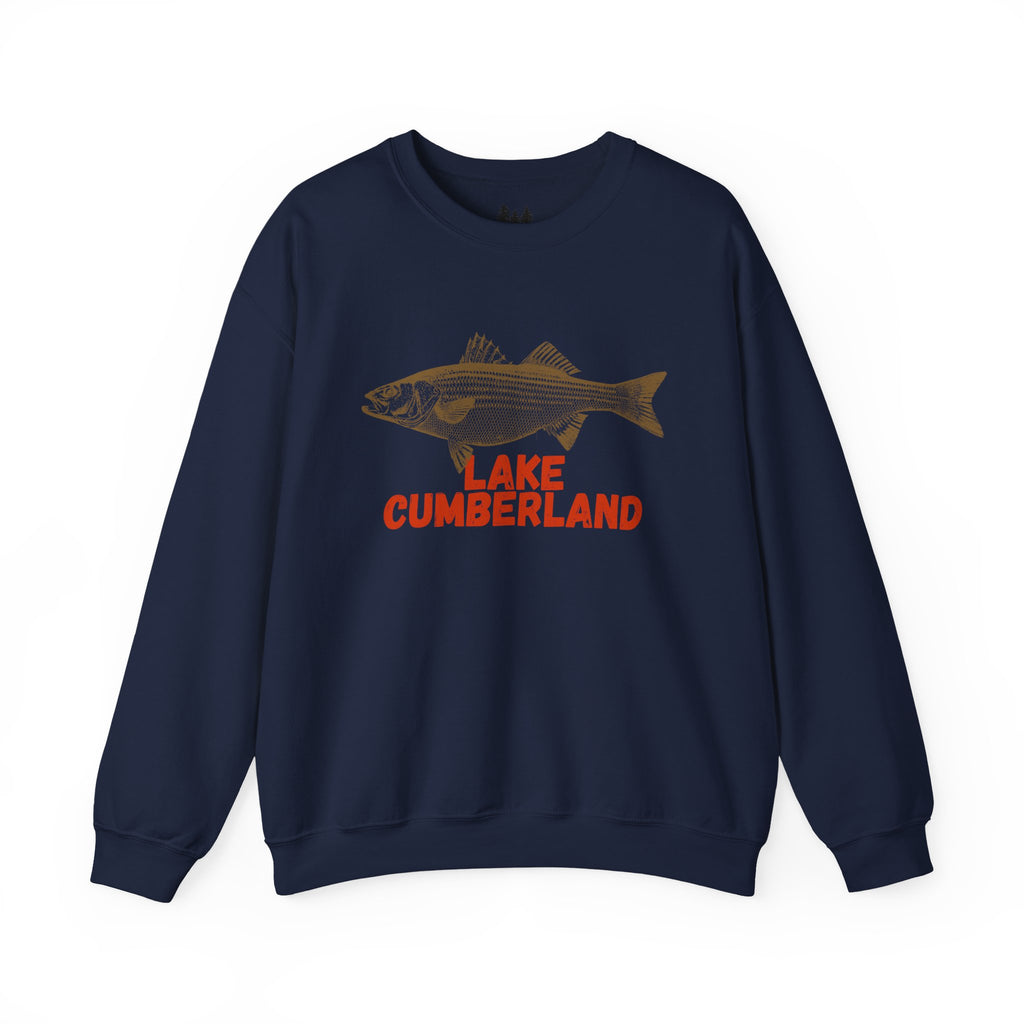 Lake Cumberland Fishing Sweatshirt, Unisex Crewneck, Casual Wear, Gift for Fishermen, Outdoor Apparel, Lake House Cozy