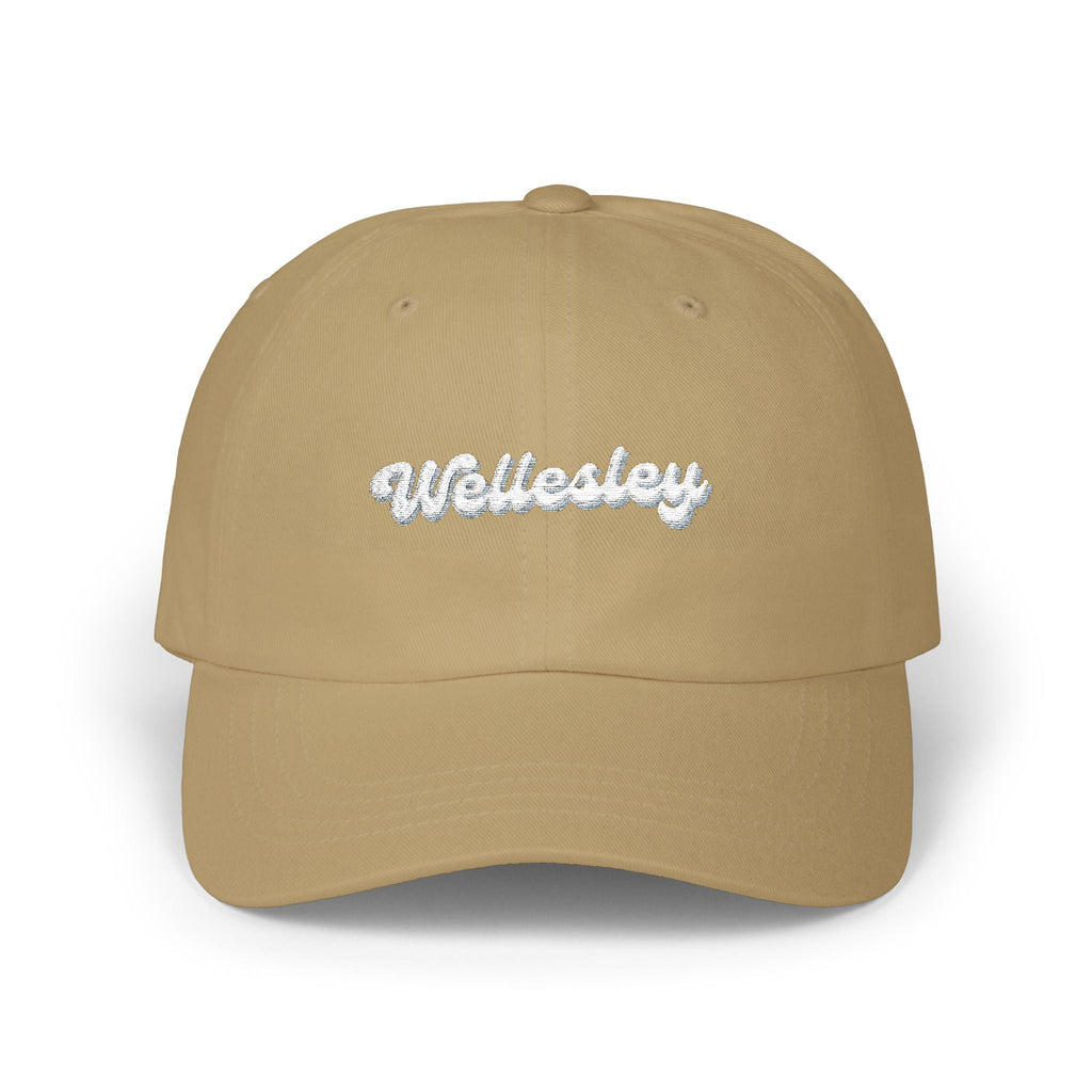 Wellesley Classic Dad Cap, Unisex Casual Hat, Summer Accessories, Trendy Headwear, Gift for Him, Outdoor Style