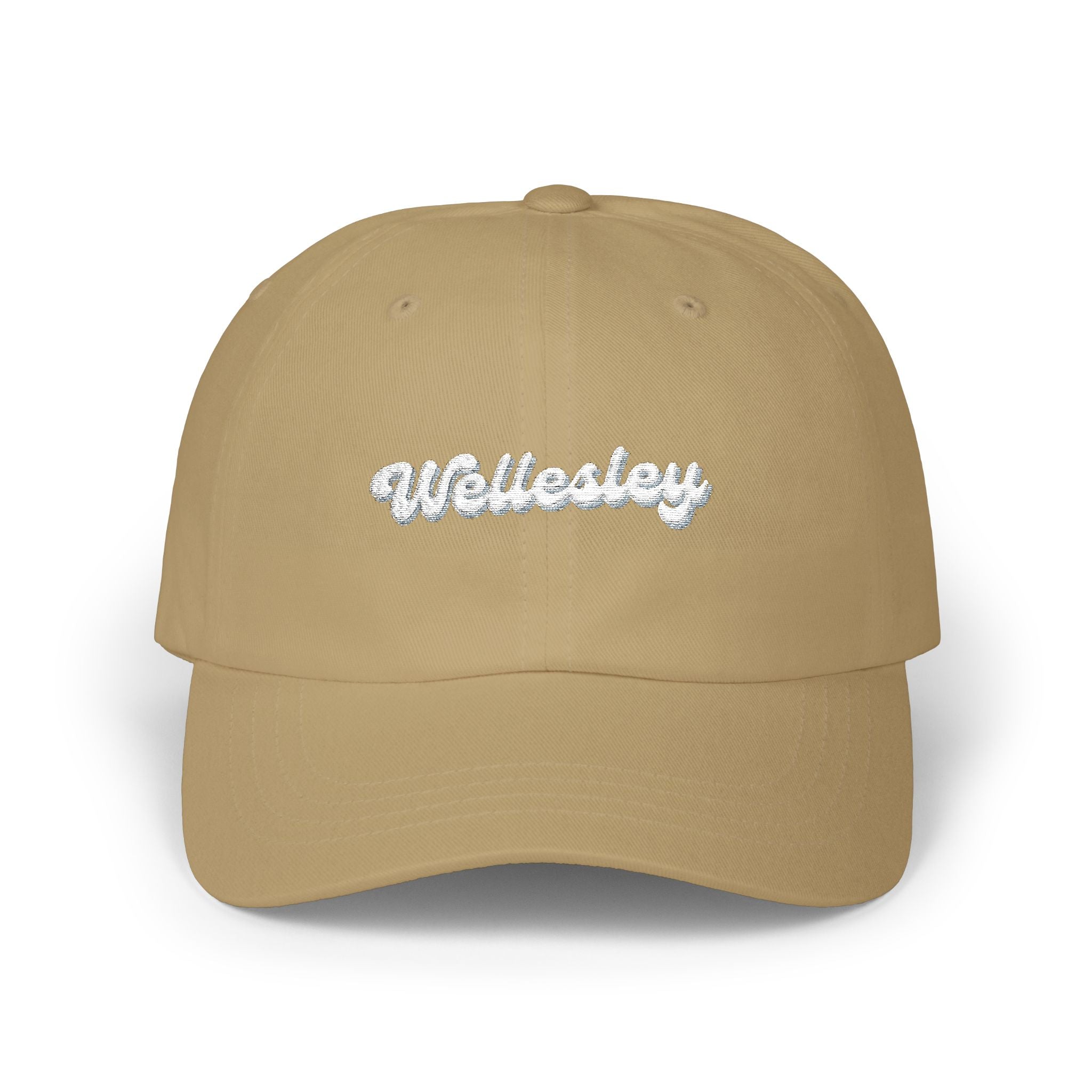 Wellesley Classic Dad Cap, Unisex Casual Hat, Summer Accessories, Trendy Headwear, Gift for Him, Outdoor Style
