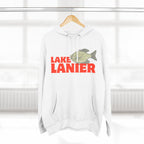 Lake Lanier Fleece Hoodie, Cozy Fishing Sweatshirt, Outdoor Adventure Wear, Unique Gift for Lake Lovers, Perfect for Fall and Winter