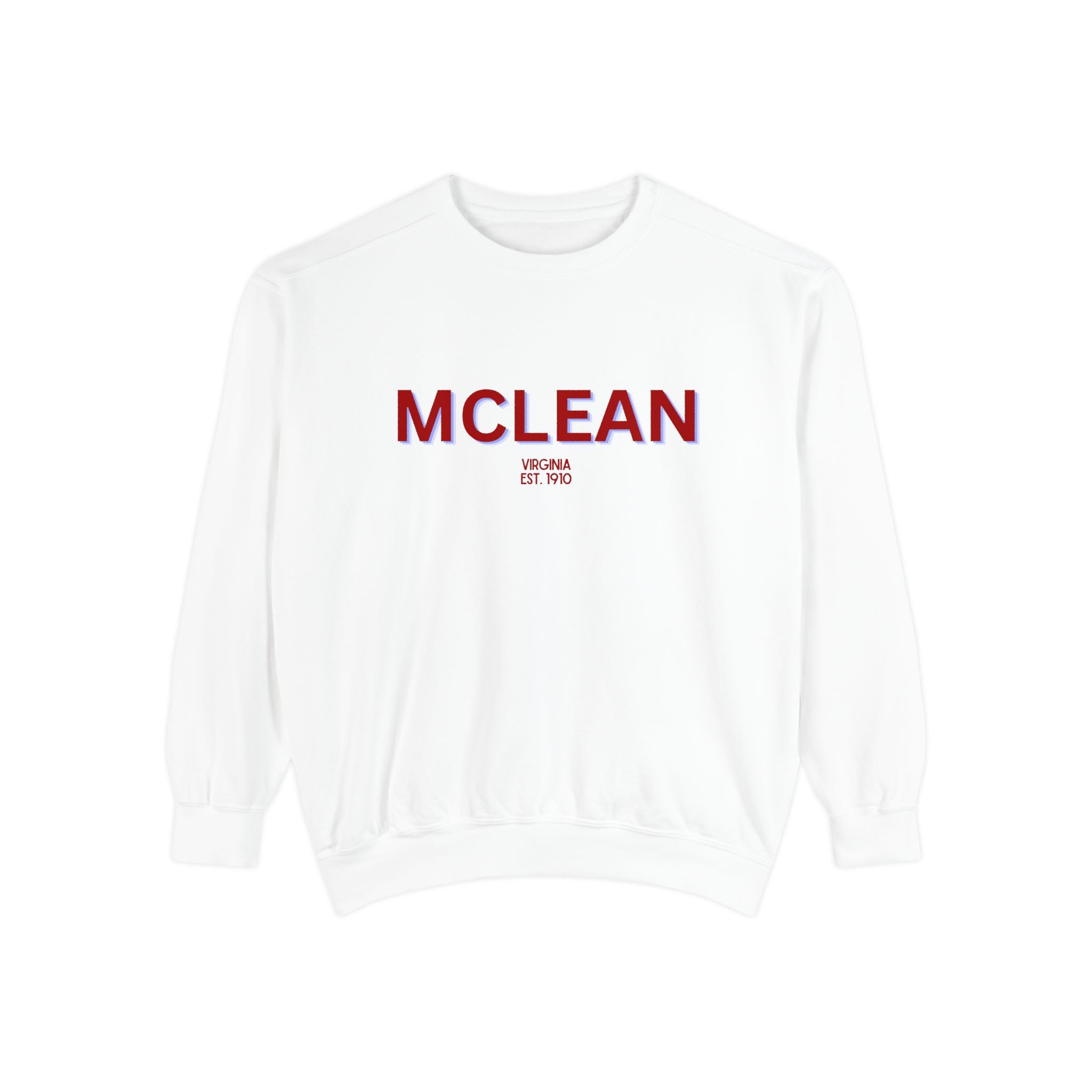 McLean Unisex Garment-Dyed Sweatshirt | Cozy Fashion, Perfect for Casual Outings, Gifts, Fall & Winter Style, Everyday Comfort