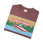 Lake Gaston Relaxed Unisex T-Shirt, Summer Vibes Tee, Outdoor Adventure Shirt, Lake Life Apparel, Gift for Nature Lovers, Vacation Wear